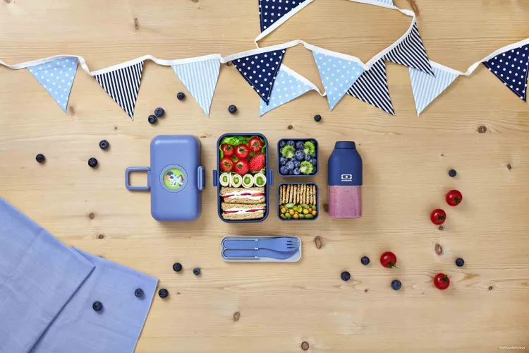 Lunchbox dziecięcy Tresor, Blue Infinity / Monbento
