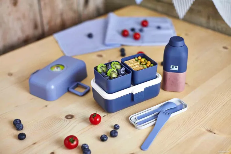 Lunchbox dziecięcy Tresor, Blue Infinity / Monbento
