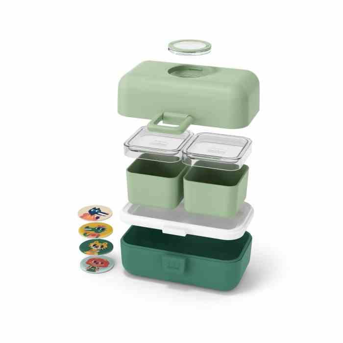 Lunchbox dziecięcy Tresor, Green Forest / Monbento