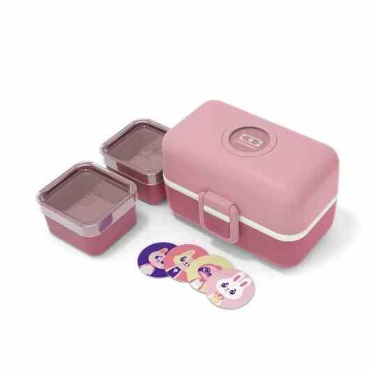 Lunchbox dziecięcy Tresor, Pink Blush / Monbento