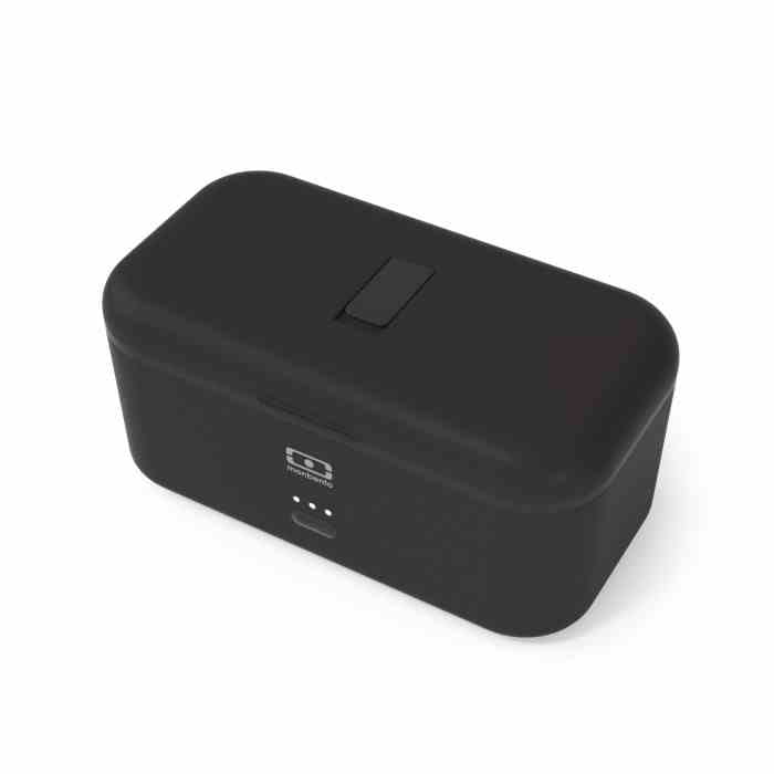 Lunchbox z funkcją podgrzewania Warmer, Black / Monbento