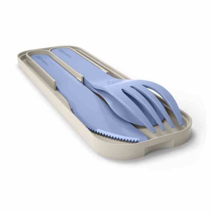 Sztućce podróżne Pocket Color, Blue Infinity / Monbento