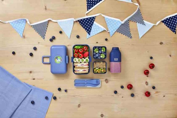 Sztućce podróżne Pocket Color, Blue Infinity / Monbento