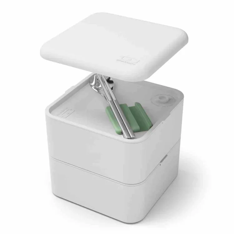 Zestaw sztućców podróżnych Slim Box Nat.Green / Monbento