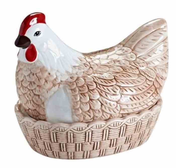 Pojemnik Kura ceramiczna do przechowywania jaj / Mason Cash