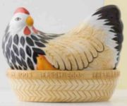 Pojemnik Kura ceramiczna do przechowywania jaj / Mason Cash