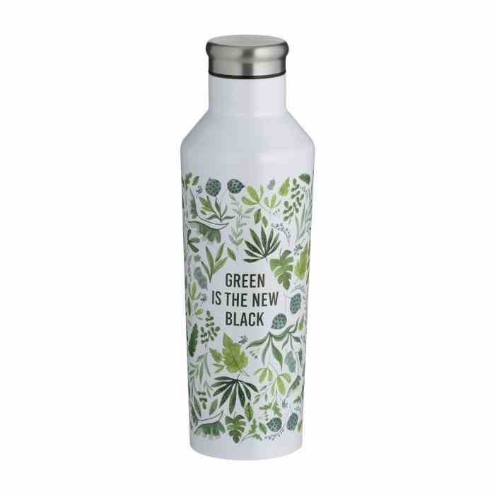 Butelka termiczna stalowa 500ml GreenNewBlac / Typhoon