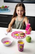 Butelka ze słomką dla dziewczynki Smiley Kid / Zak!designs