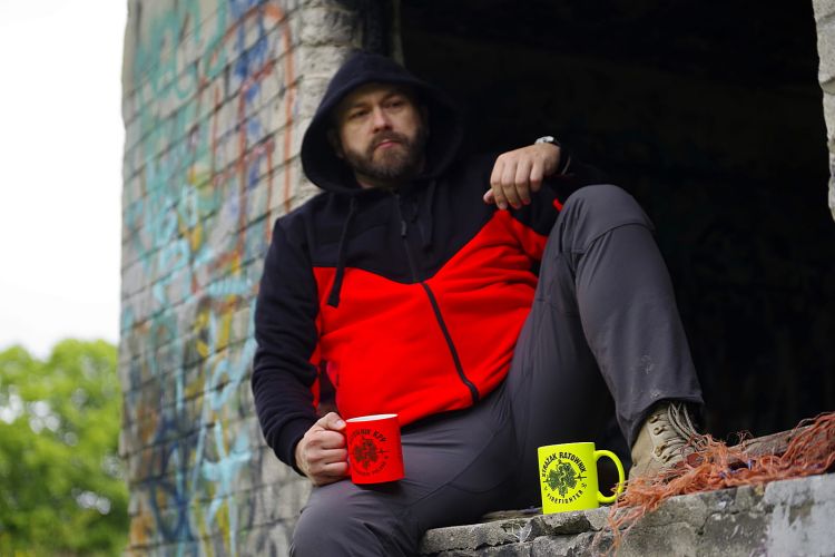 Kubek STRAŻAK RATOWNIK żmija 330 ml - żółty FLUO