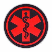 Emblemat FLUO ESKULAP na rzepie 8,5 cm