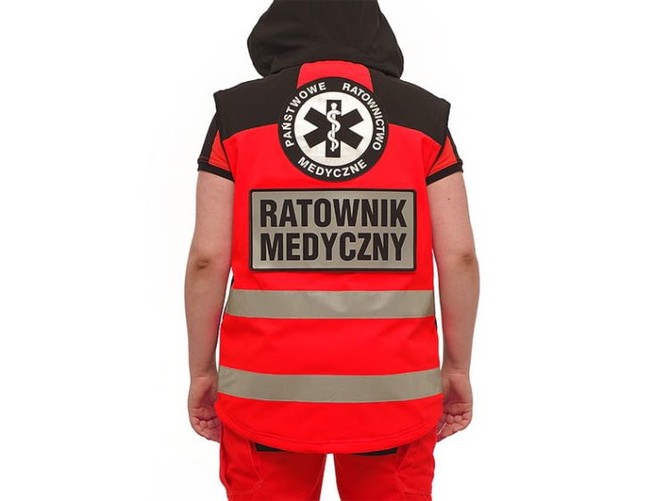 Emblemat odblaskowy RATOWNICTWO MEDYCZNE 20 cm