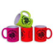Kubek RATOWNIK POLICJA żmija 330 ml - żółty FLUO