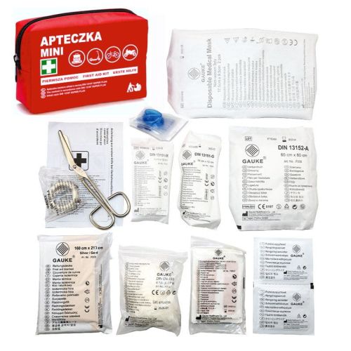 Apteczka w nylonie MINI DIN13167 PLUS Luksell