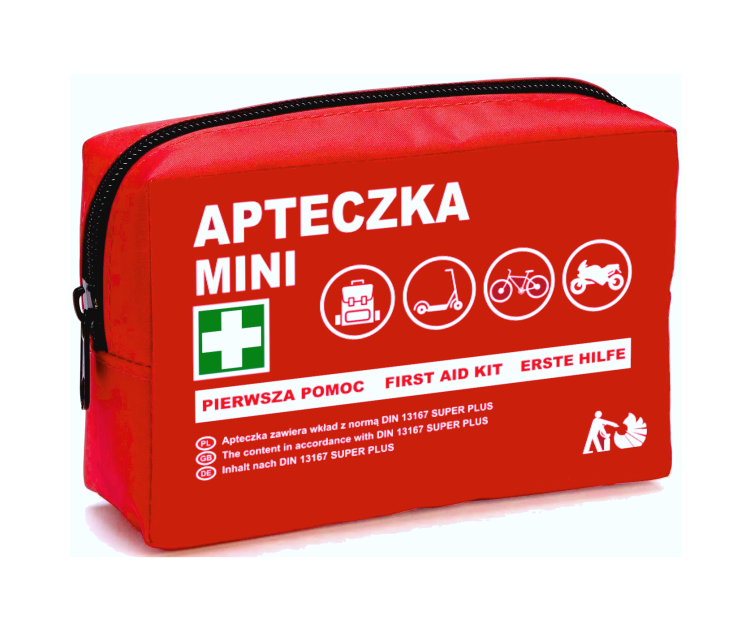 Apteczka w nylonie MINI DIN13167 PLUS Luksell
