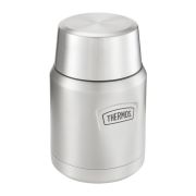 Termos na jedzenie z składaną łyżką i kubkiem Thermos 0,47l - nierdzewny
