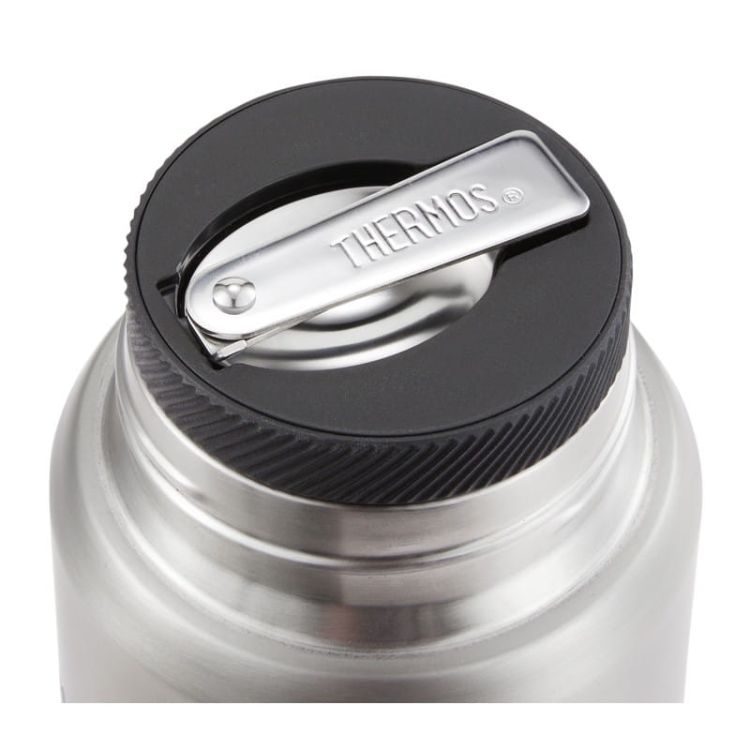 Termos na jedzenie z składaną łyżką i kubkiem Thermos 0,47l - nierdzewny