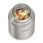 Termos na jedzenie z składaną łyżką i kubkiem Thermos 0,47l - nierdzewny