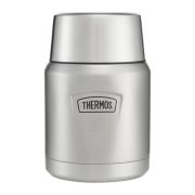 Termos na jedzenie z składaną łyżką i kubkiem Thermos 0,47l - nierdzewny