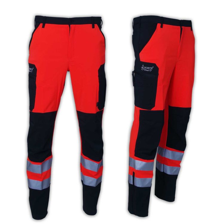 Spodnie ratownicze letnie elastyczne FLEXI North-Wind PRM-23 FLUO