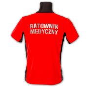 Koszulka ratownicza PRM-23 FLUO męska odblaskowa termoaktywna MESH