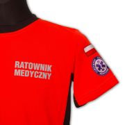 Koszulka ratownicza PRM-23 FLUO męska odblaskowa termoaktywna MESH