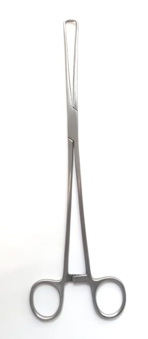 Kleszcze ginekologiczne (kulociąg) typ Braun - 25 cm