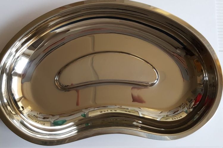 Taca metalowa typ nerka mała 170 x 100 x 35 mm