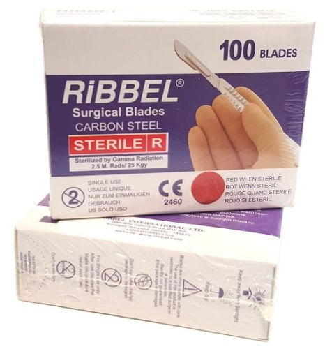 Sterylne ostrza jednorazowe Ribbel rozmiar 20 - 100 szt.
