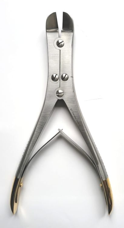 Kleszcze do drutu typ boczne (TC gold) - 22 cm