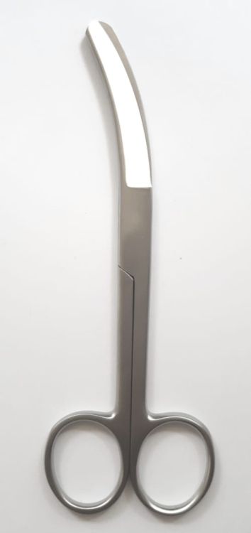 Nożyczki do pępowiny typ Busch zagiete - 16 cm