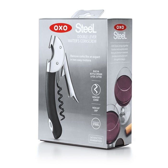 Korkociąg kelnerski Steel / OXO