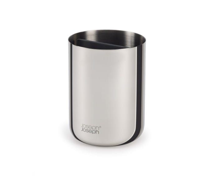 Organizer na szczoteczki EasyStore Luxe stalowy / Joseph Joseph