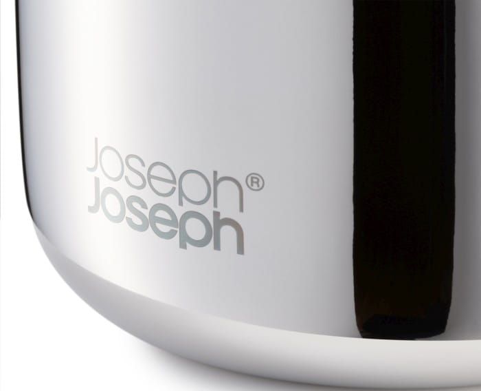 Organizer na szczoteczki EasyStore Luxe stalowy / Joseph Joseph