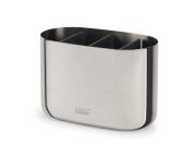 Organizer na szczoteczki L EasyStore Luxe, stal / Joseph Joseph
