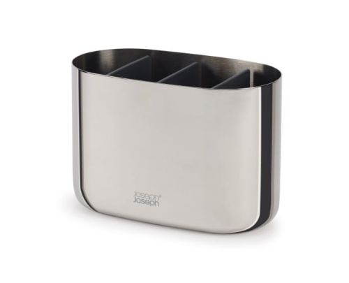 Organizer na szczoteczki L EasyStore Luxe, stal / Joseph Joseph