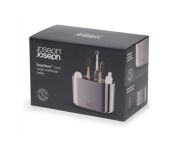 Organizer na szczoteczki L EasyStore Luxe, stal / Joseph Joseph