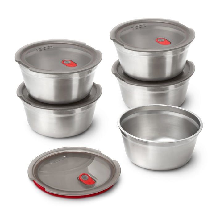 Lunch box/pojemnik stalowy okrągły L 950 ml. / BLACK+BLUM