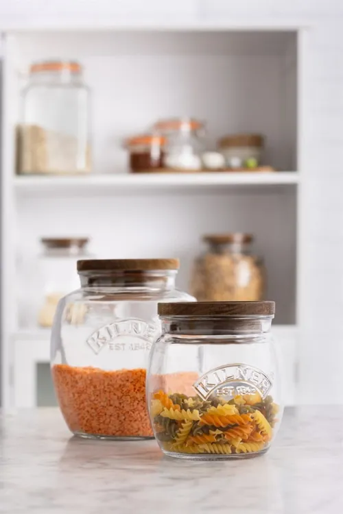 Słoik 2l.z drewnianą pokrywką Univeral Storage / Kilner