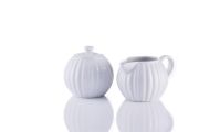 Zestaw cukiernica + mlecznik biały Luxe / Price and Kensington