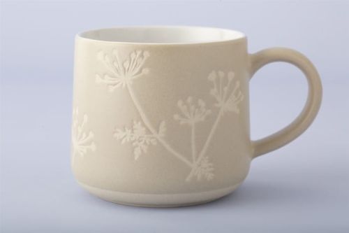 Kubek 0,4l. brązowy Gypsophila Botanical / Mason Cash