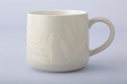 Kubek 0,4l. szary Olive Leaf  Botanical / Mason Cash