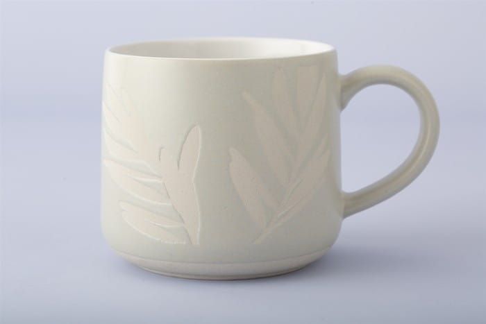 Kubek 0,4l. szary Olive Leaf  Botanical / Mason Cash