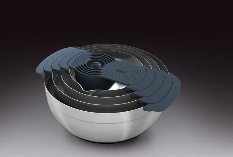 Zestaw misek i miarek Nest  9 Plus Steel 100 / Joseph Joseph