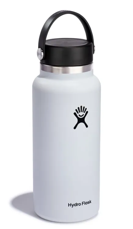 Butelka 32oz Wide Mouth 2.0 Flex Cap, White 946 ml / Hydro Flask