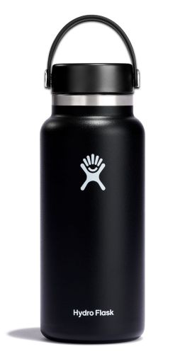 Butelka 32oz Wide Mouth Flex Cap, Black 946 ml / Hydro Flask