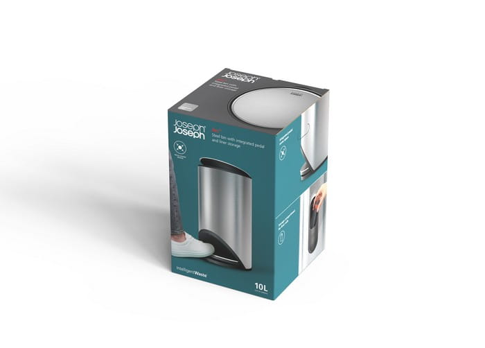 Kosz okrągły wolnostojący 10l. StainlessSteel Arc / Joseph Joseph