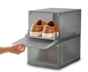 Zestaw boxów na buty 2el. ShoeCasePremium szary / Joseph Joseph