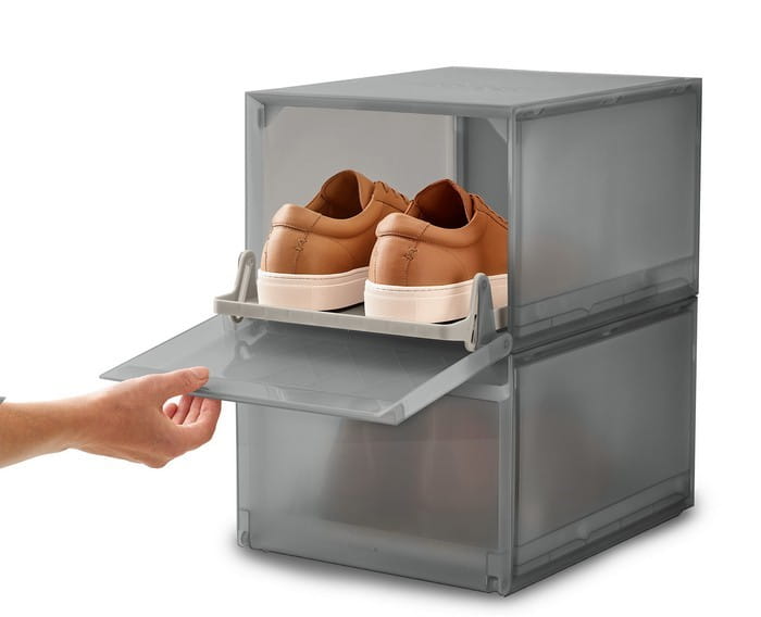 Zestaw boxów na buty 2el. ShoeCasePremium szary / Joseph Joseph