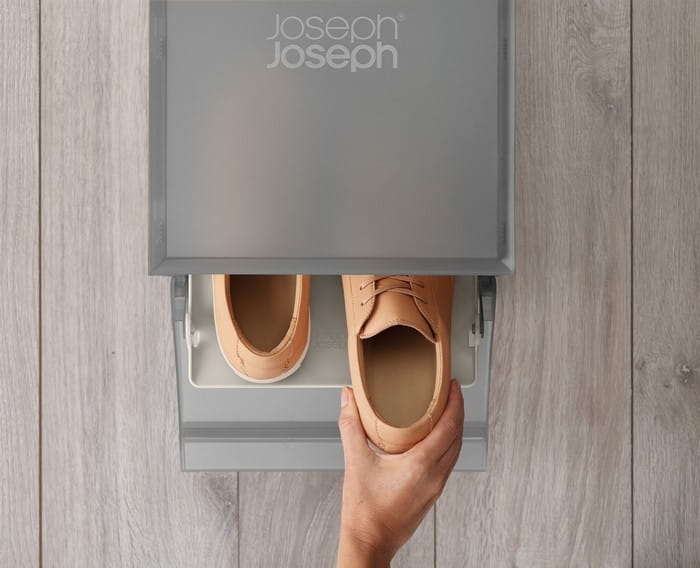 Zestaw boxów na buty 2el. ShoeCasePremium szary / Joseph Joseph