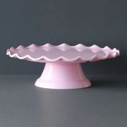 Patera z falistym brzegiem PINK 27.5 cm / A Little Lovely Company